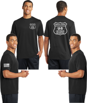 Space Coast Spyder Ryders Reflective Tee - 100% Mesh Polyester