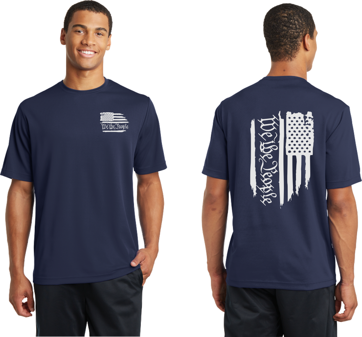 We the People Reflective Tee - 100% Mesh Polyester