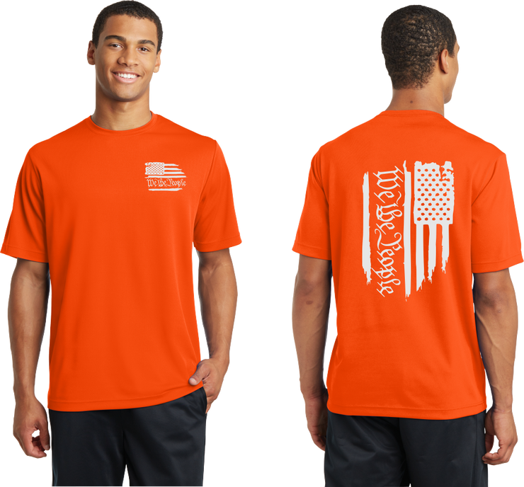 We the People Reflective Tee - 100% Mesh Polyester