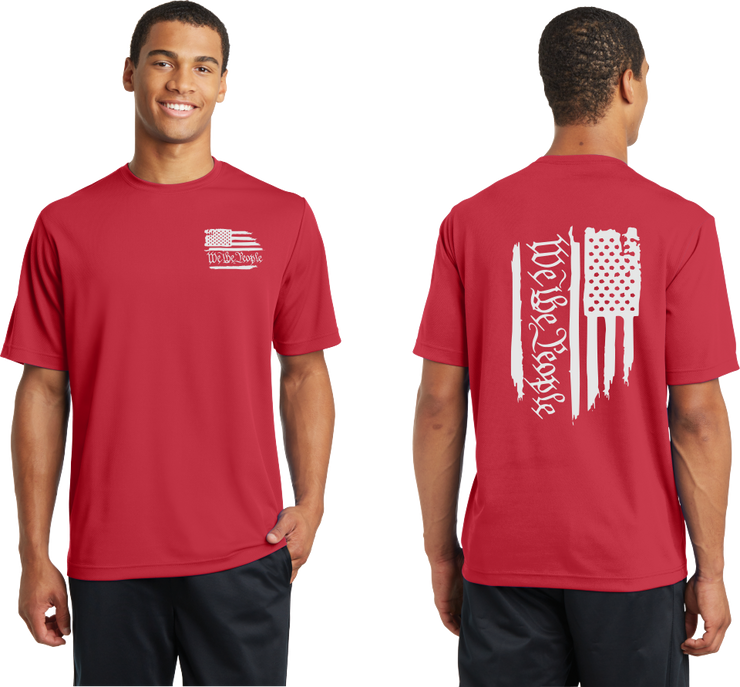 We the People Reflective Tee - 100% Mesh Polyester