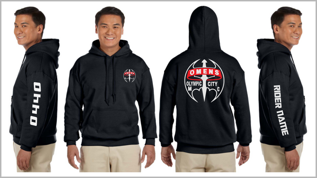 O-MENS MC Olympic City - Reflective Pullover Hoodie