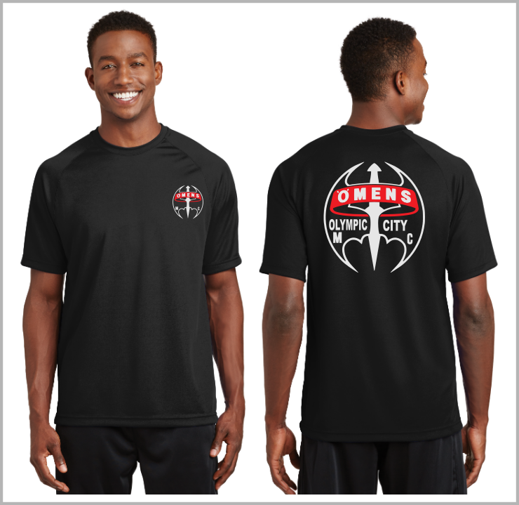OMENS Olympic City. Reflective Tee - 100% Polyester