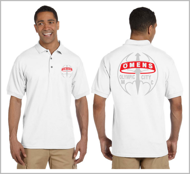 O-MENS MC Olympic City. Reflective Polo Shirt