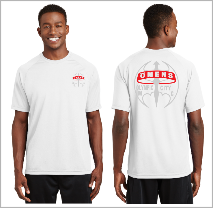 OMENS Olympic City. Reflective Tee - 100% Polyester