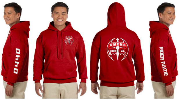 O-MENS MC 7 Cities VA - Reflective Pullover Hoodie