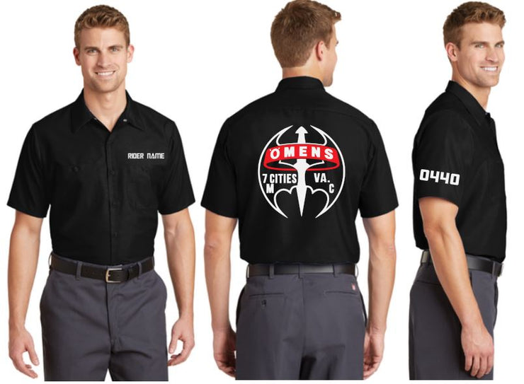 O-MENS MC 7 Cities VA.  - Industrial Mechanic Shirt