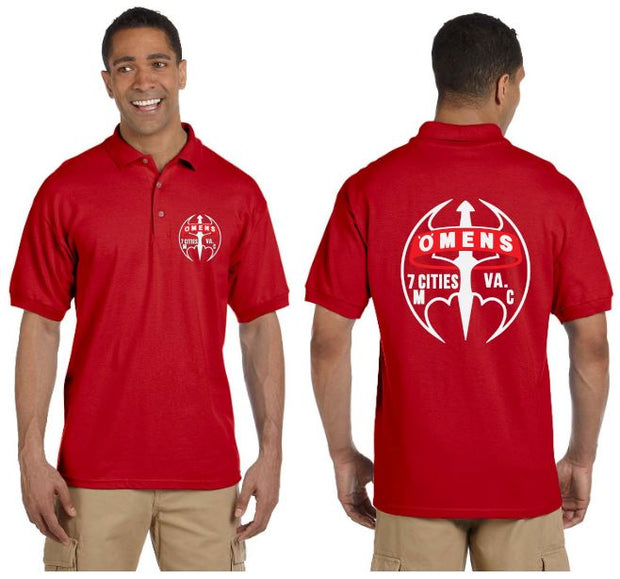 O-MENS MC 7 Cities VA. Reflective Polo Shirt