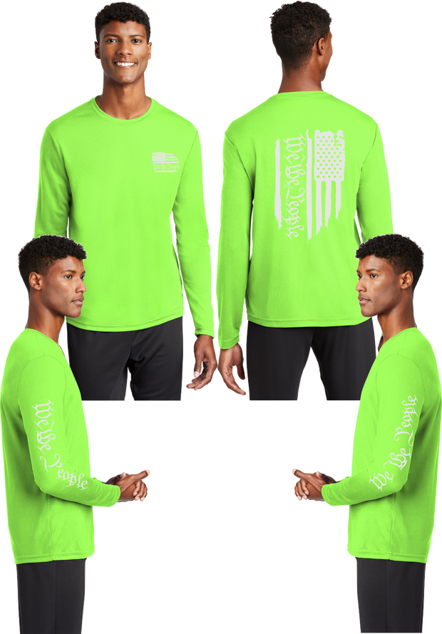 We The People - Reflective Long Sleeve - 100% Mesh Polyester