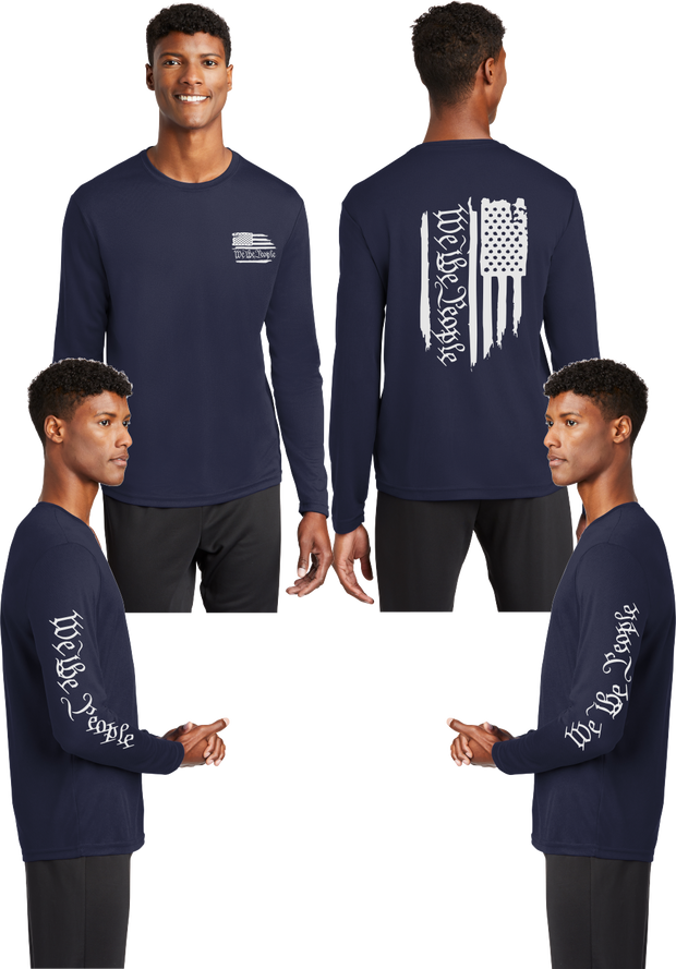 We The People - Reflective Long Sleeve - 100% Mesh Polyester
