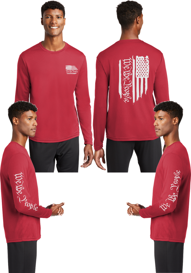 We The People - Reflective Long Sleeve - 100% Mesh Polyester