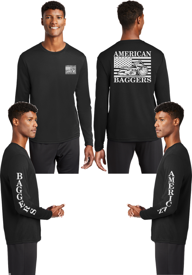 American Baggers - Reflective Long Sleeve - 100% Mesh Polyester