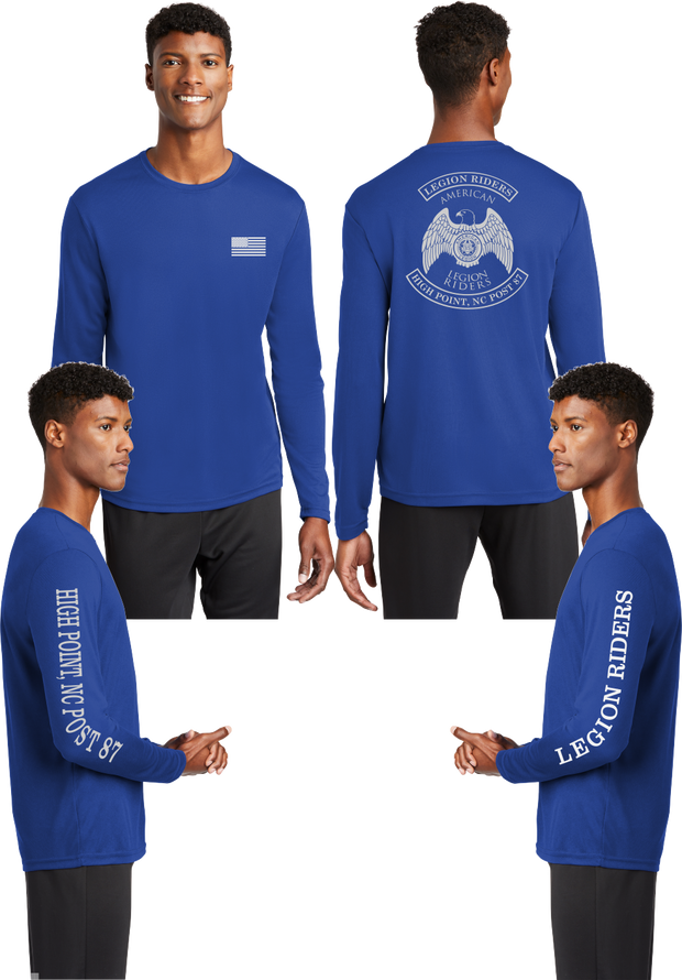 LR-87 - Reflective Long Sleeve - 100% Mesh Polyester