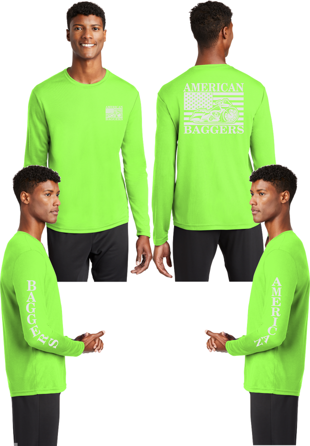 American Baggers - Reflective Long Sleeve - 100% Mesh Polyester