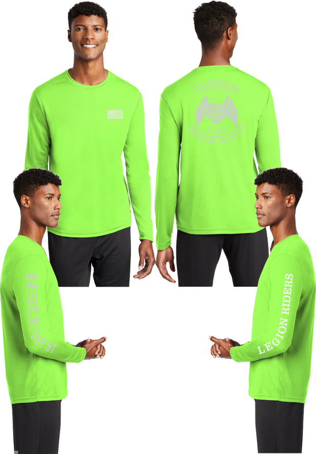 LR-87 - Reflective Long Sleeve - 100% Mesh Polyester