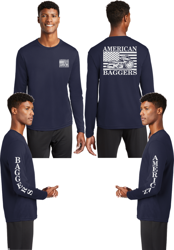 American Baggers - Reflective Long Sleeve - 100% Mesh Polyester