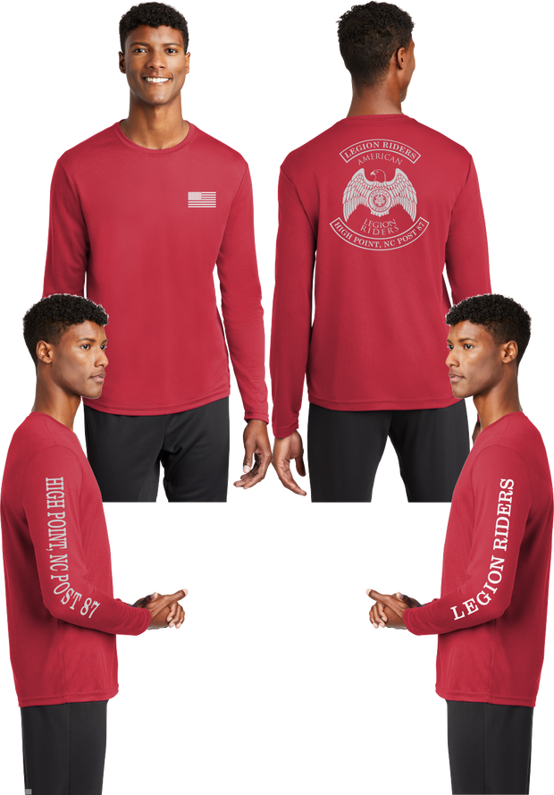 LR-87 - Reflective Long Sleeve - 100% Mesh Polyester