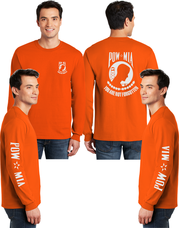 POW MIA Reflective Long Sleeve - 100% Cotton