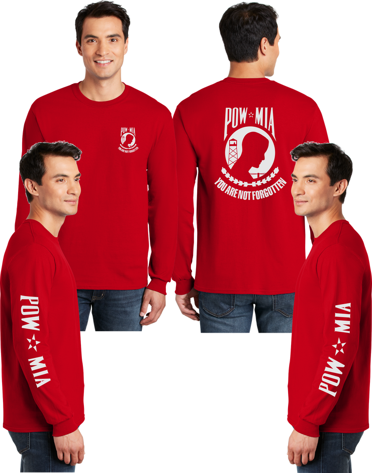 POW MIA Reflective Long Sleeve - 100% Cotton