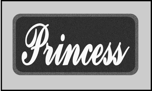 2 x 4 inch Patch - Princess