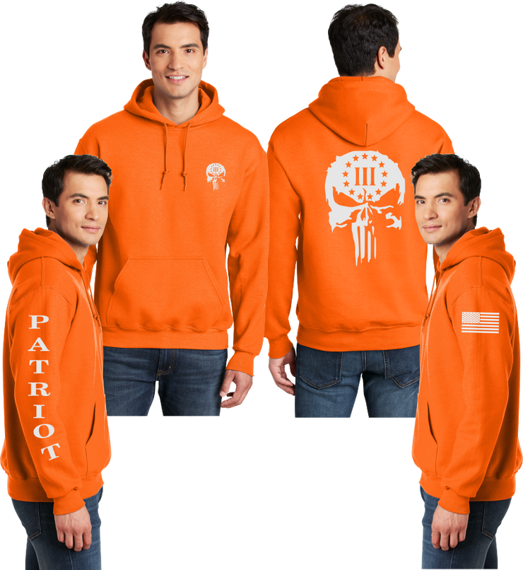 Patriots 2025 punisher hoodie