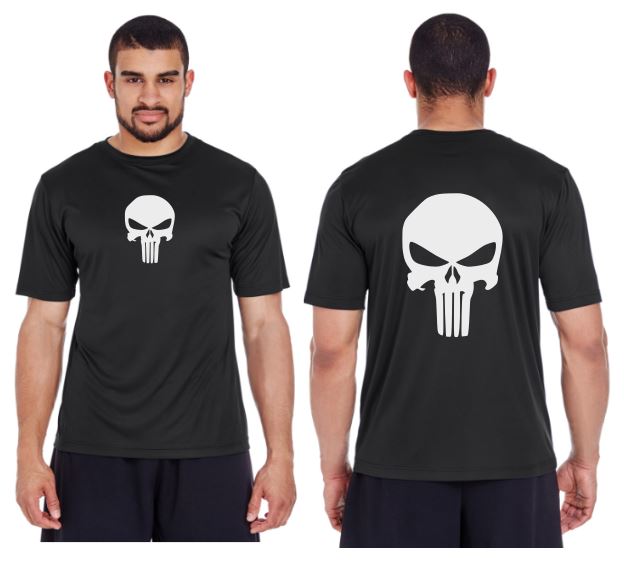 Punisher Reflective Tee - 100% Polyester