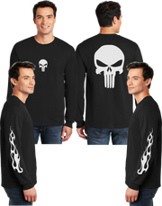 Punisher Reflective Long Sleeve - 100% Cotton