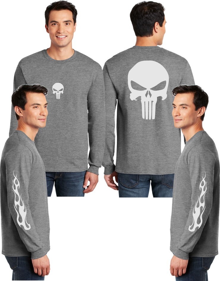 Punisher Reflective Long Sleeve - 100% Polyester