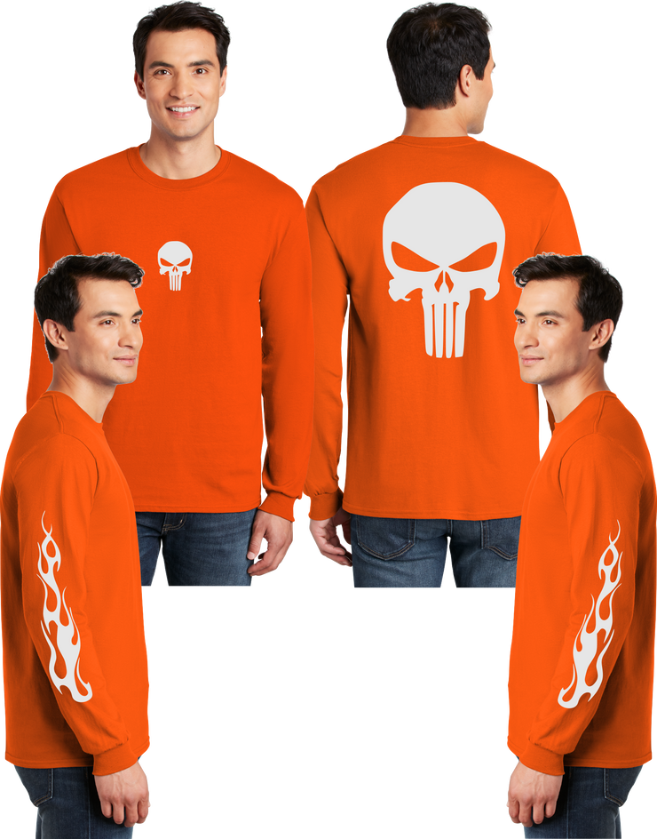 Punisher Reflective Long Sleeve - 100% Polyester