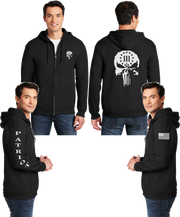 3 Percent ( Punisher) Reflective Hoodie - Zippered