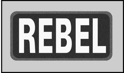 2 x 4 inch Patch - Rebel