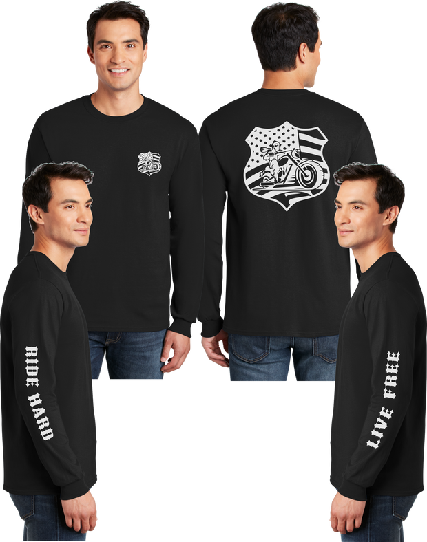 Riding America Reflective Long Sleeve - 100% Polyester