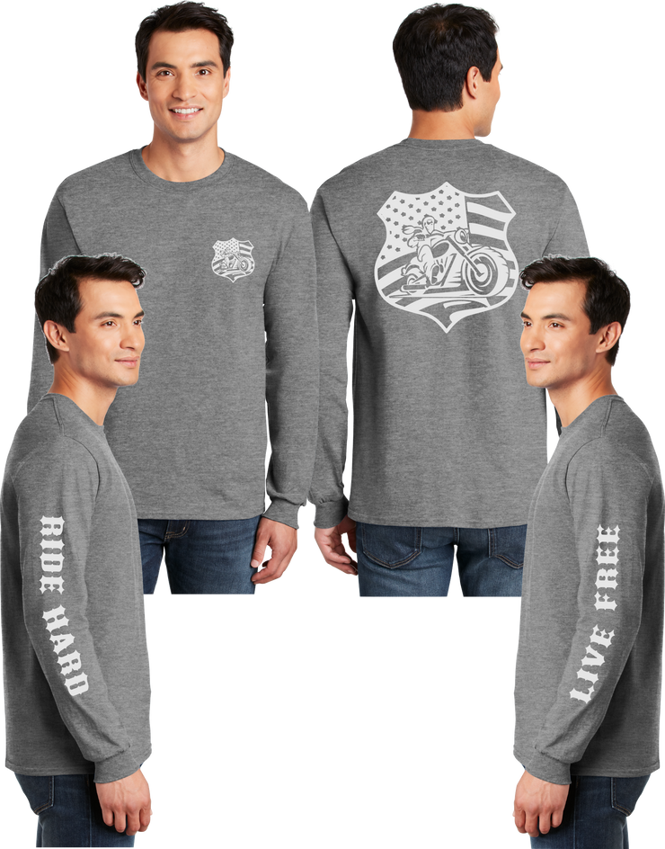 Riding America Reflective Long Sleeve - Dry Blend