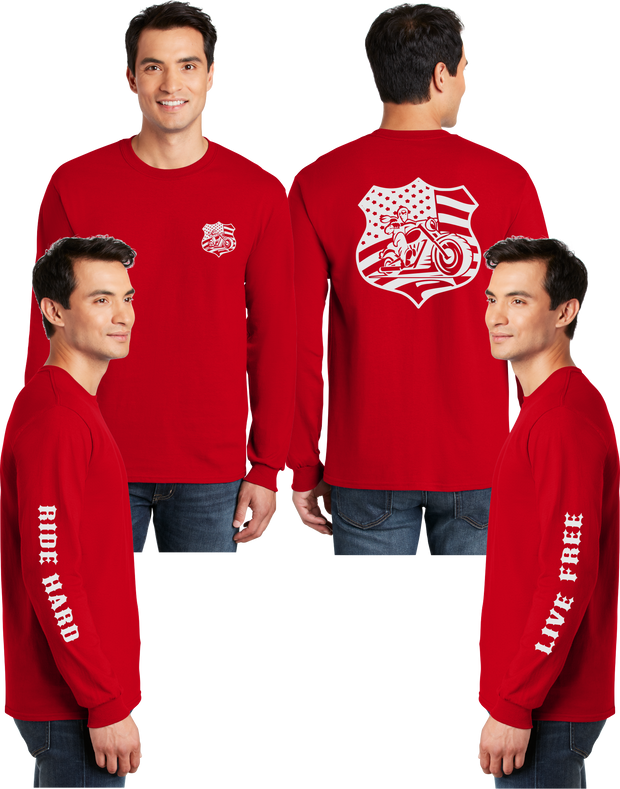 Riding America Reflective Long Sleeve - 100% Polyester