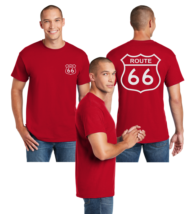 Route 66 Reflective Tee - 100% Cotton