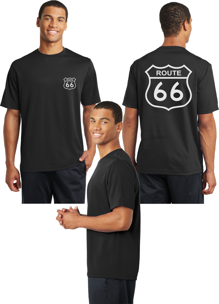 Route 66 Reflective Tee - 100% Polyester