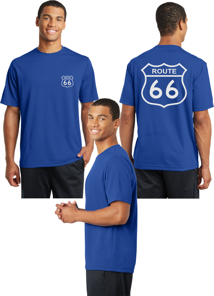 Route 66 Reflective Tee - 100% Polyester