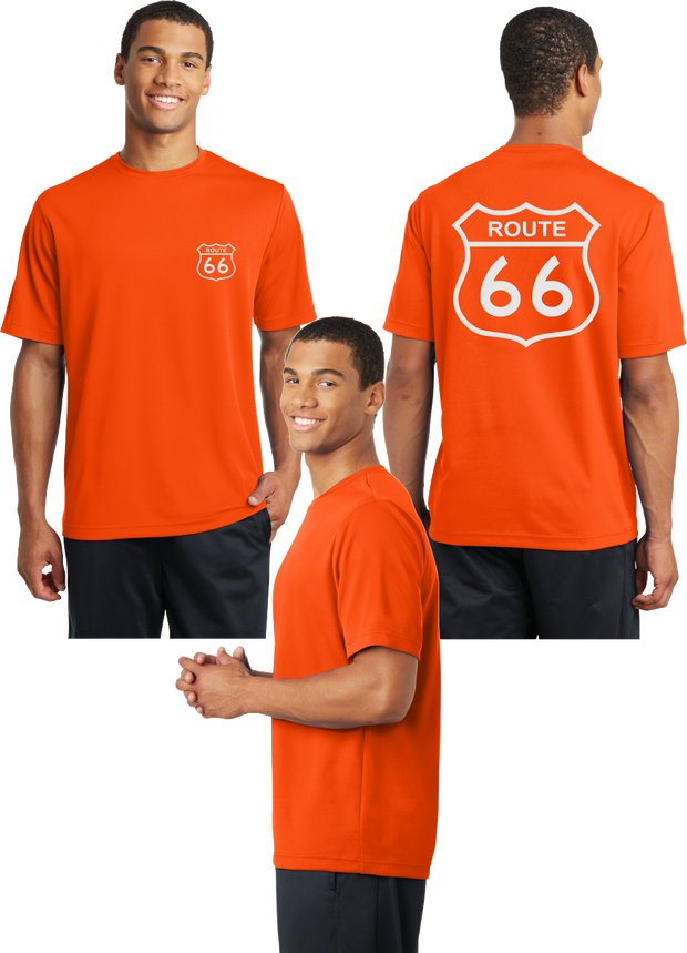 Route 66 Reflective Tee - 100% Polyester