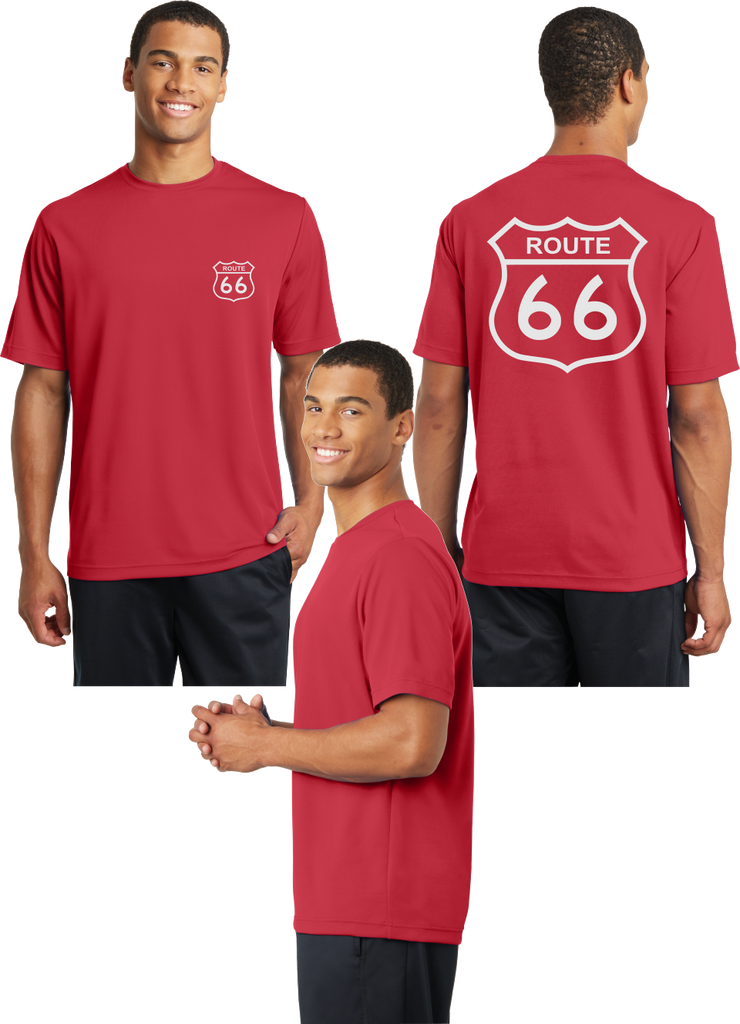 Route 66 Reflective Tee - 100% Polyester