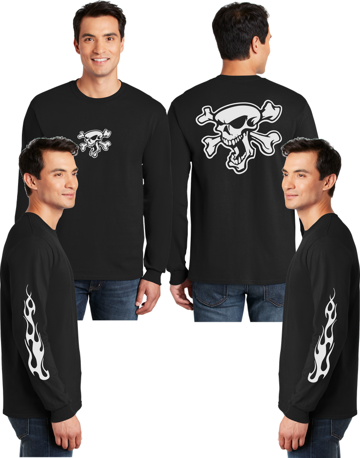 Screaming Skull Reflective Long Sleeve - Dry Blend