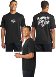 Screaming Skull Reflective Tee - 100% Polyester