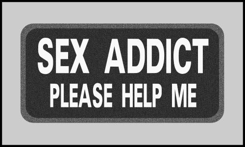 2 x 4 inch Patch - Sex Addict