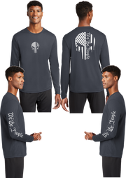 We The People (Punisher) - Reflective Long Sleeve - 100% Mesh Polyester