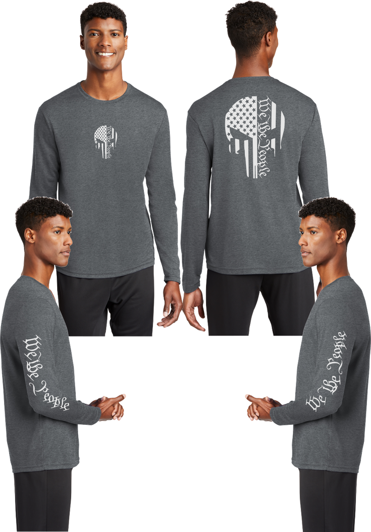 We The People (Punisher) - Reflective Long Sleeve - 100% Mesh Polyester