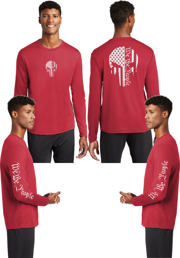 We The People (Punisher) - Reflective Long Sleeve - 100% Mesh Polyester