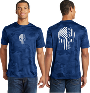 We the People (Punisher) - Reflective Tee - Camo Poly