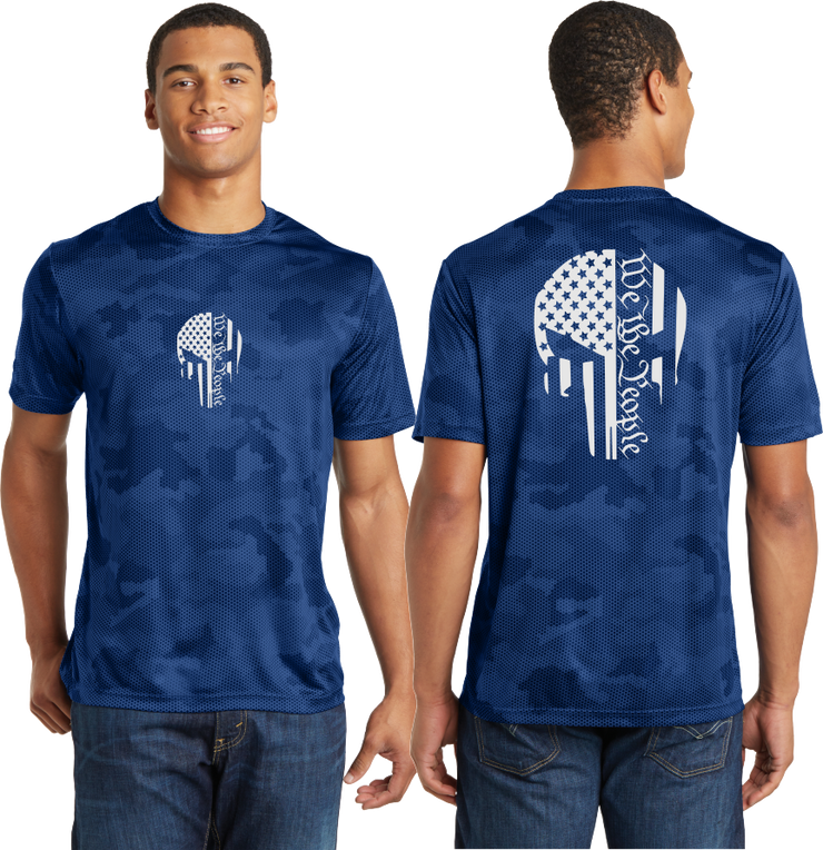 We the People (Punisher) - Reflective Tee - Camo Poly