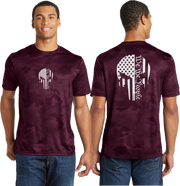 We the People (Punisher) - Reflective Tee - Camo Poly