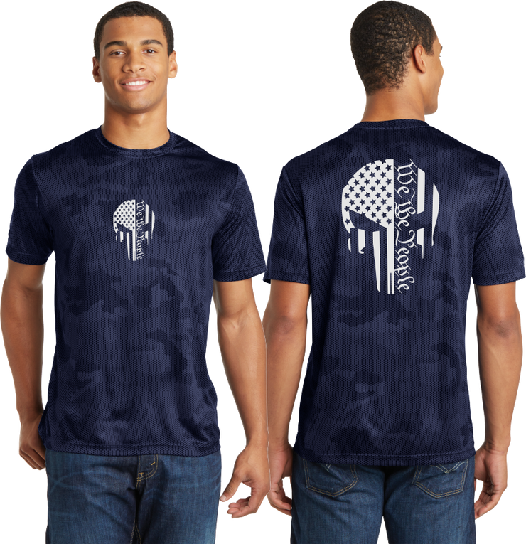 We the People (Punisher) - Reflective Tee - Camo Poly