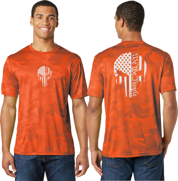 We the People (Punisher) - Reflective Tee - Camo Poly