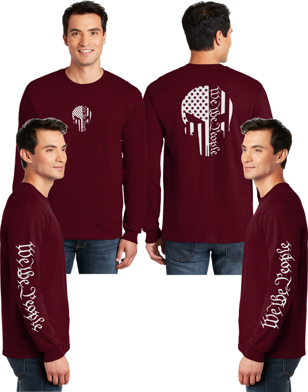 We the People (Punisher) Reflective Long Sleeve - Dry Blend